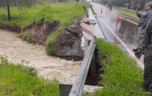 Problemas en Ruta 12 y 100 familias evacuadas en el interior por las lluvias