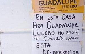 ¿Quién censa a personas desaparecidas?