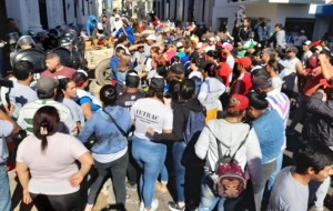 Carreros protestaron para seguir manteniendo sus fuentes de trabajo