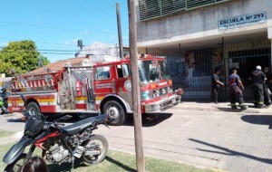 Debieron evacuar una escuela por un incendio