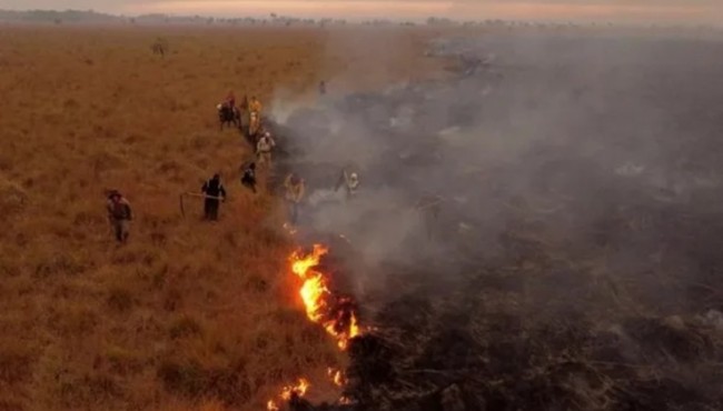 Cuatro localidades correntinas en riesgo extremo de incendios